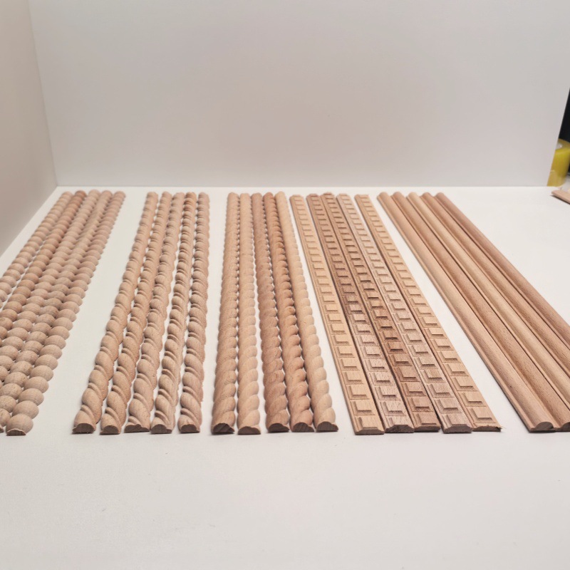 Кросс-бордер Amazon, качественный бук, резные спиральные линии, декор для стен в гостиной, поясная кромка, рамка для зеркала