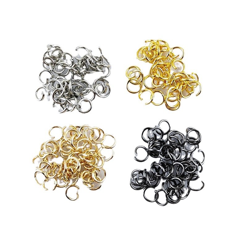 Open ring accessories DIY jewelry connection ring manual hanging ring iron connection ring pendant C ring open ring wholesale