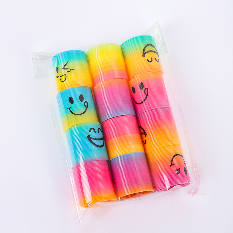 Rainbow Circle Magic Circle Children's Spring Circle Decompression Toy Colorful Circle Stall Prize Toys Cross Border