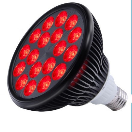 Amazon hot sale 54W double core infrared physiotherapy lamp LED infrared baking lamp PAR38 near infrared baking lamp beauty