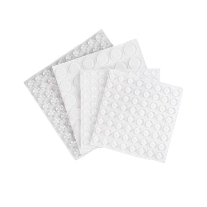 Transparent Hemispherical Round Shape with Double-Sided Adhesive Anti-Collision Pad Anti-Collision Particles