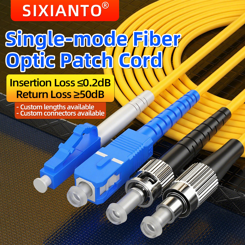 Оптоволоконный патч-корд инженерного класса Lszh низкого дыма безгалогенный однорежимный одноканальный пигтейл оптоволоконный кабель Sc/Lc/Fc