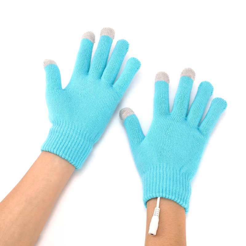 Cross-Border USB Gloves USB Electric Heating Gloves Winter Warm Touch Screen Removable and Washable Office Outdoor Skiing Spot