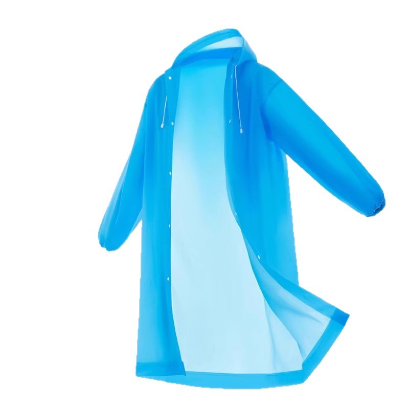 Non-Disposable Raincoat Eva Single Long Full Body Rainproof Men's Adult Outer Wear Travel Portable Thick Kidsren