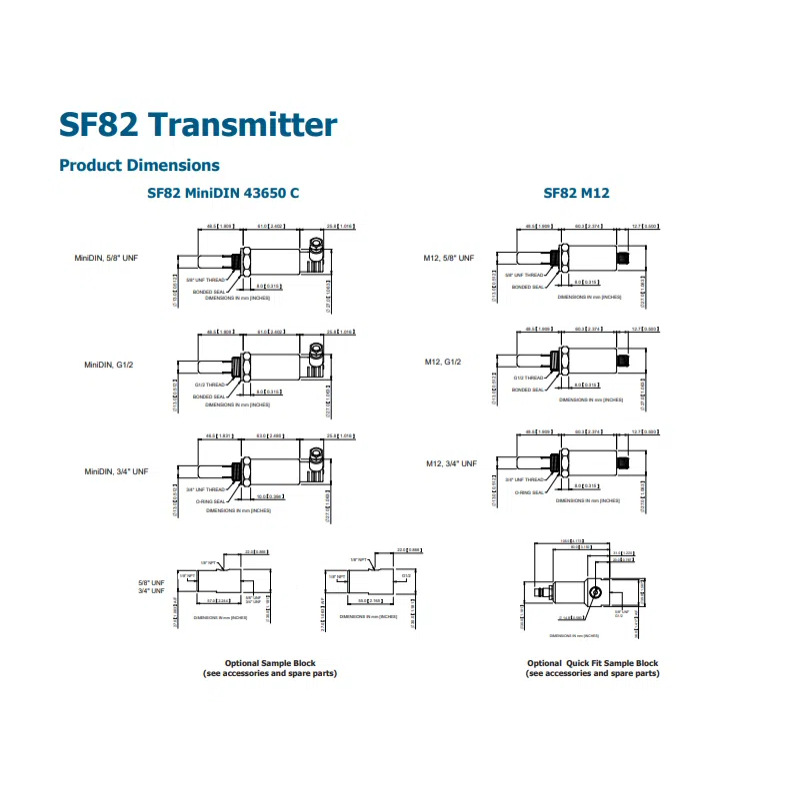 Michell Easidew Sf82-Tx-Aaaa Compressed Air Dryer Dew Point Transmitter