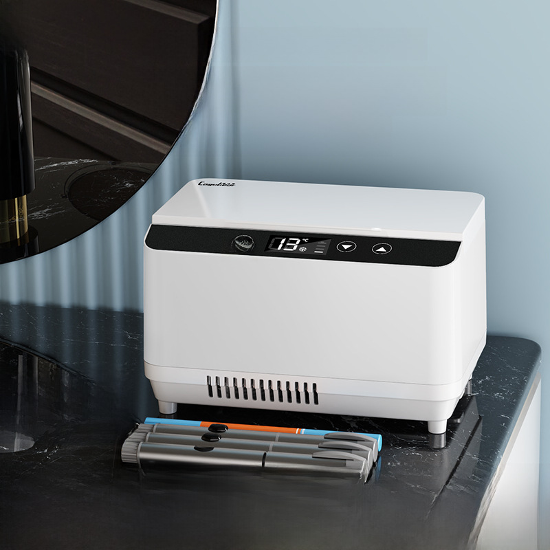 Coolbao Portable Insulin Refrigerated Box Car Mini Refrigerator Interferon Refrigerated Box Car Home Dual Use
