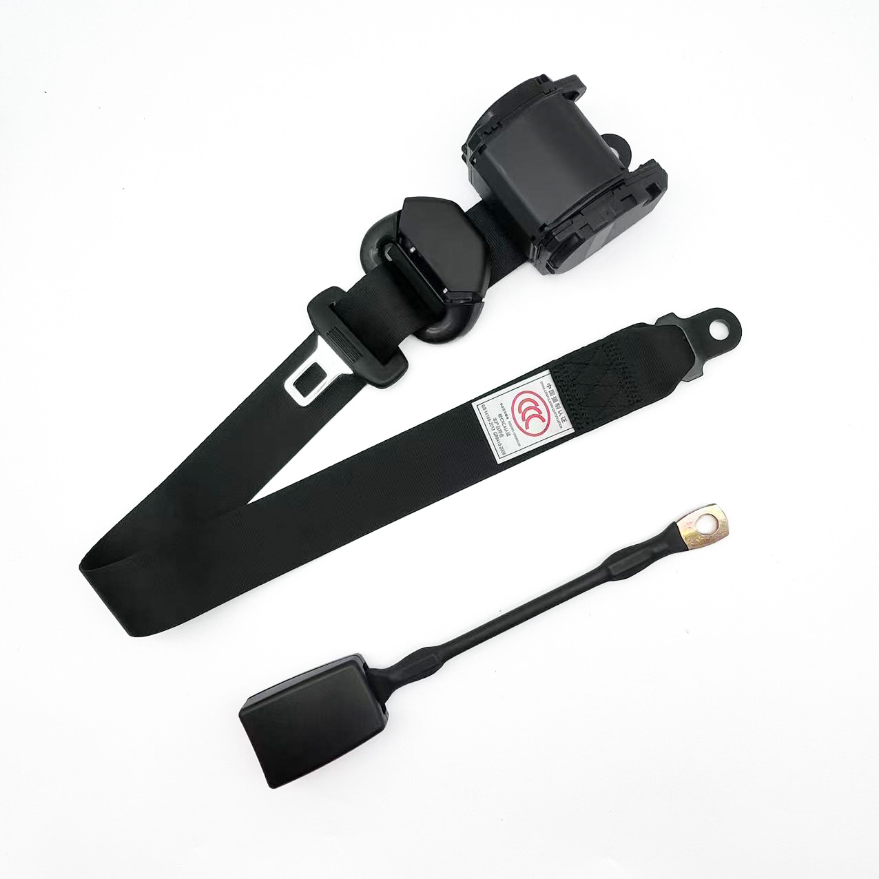 Car Fully Automatic Three-Point Universal Seat Belt Bus Truck Automatic Retractable Emergency Locking Safety Belt 3C