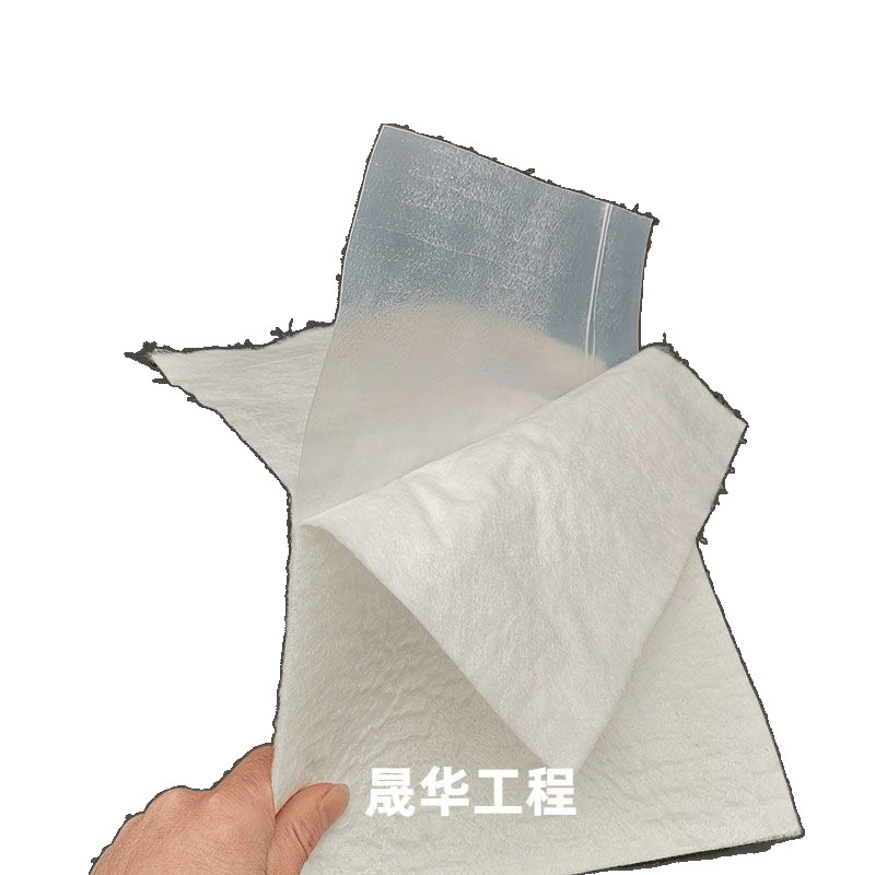 Factory Direct Sales Composite Geomembrane for Reservoir Landfill Fish Pond Two Cloth and One Film Waterproof Geotextile