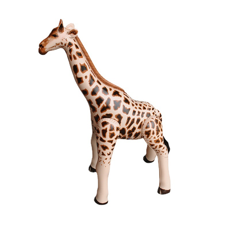 Кросс-бордерная ПВХ жираф надувная игрушка, искусственная модель животного, динозавр, зебра, подарок для дня рождения и праздников