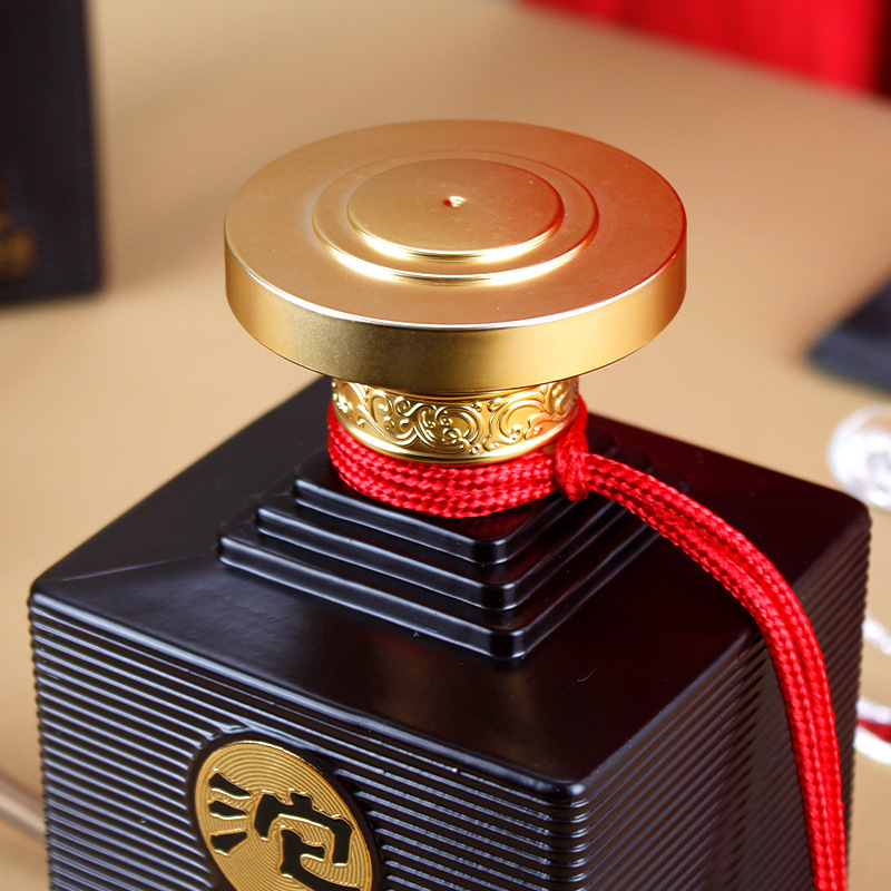 Tuopai Doujiangfang Zhenjiang 52% Strong-Flavor Pure Grain Solid Liquor 500ml*6 Bottles Full Box Gift Box for Gift Giving