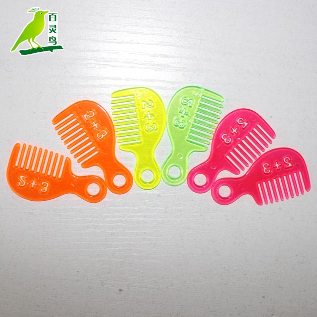 Factory wholesale digital comb children's small toys plastic small comb mini hair comb girls play house small toys
