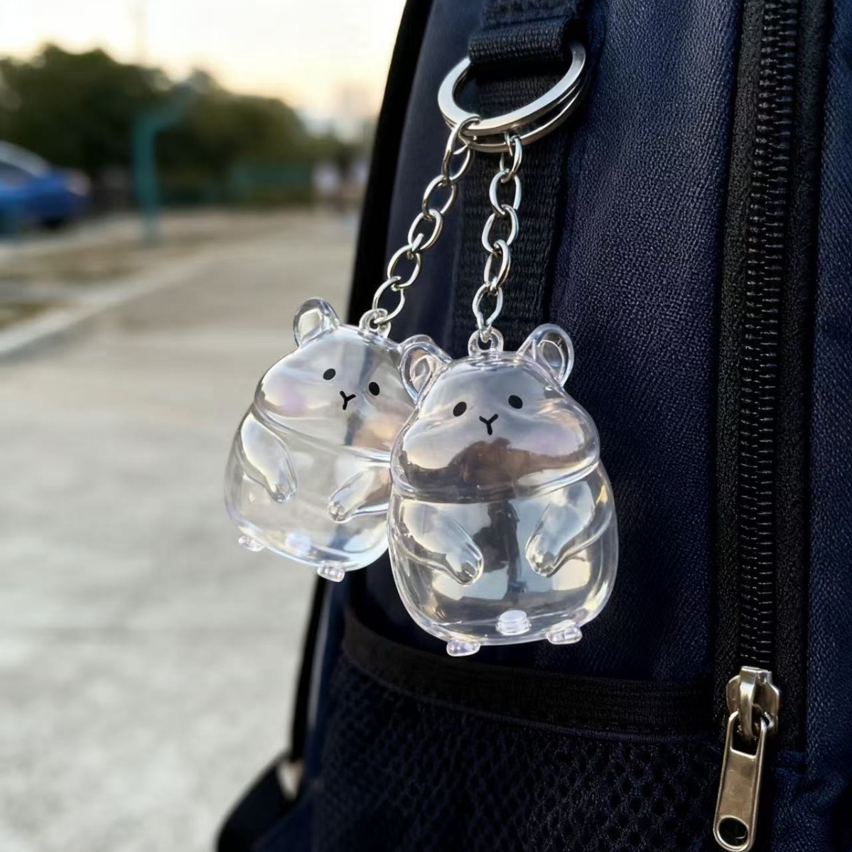Hamster Hair Collector Pet Hair Storage Pendant Hamster Hair Commemorative Bottle Keychain Bag Pendant