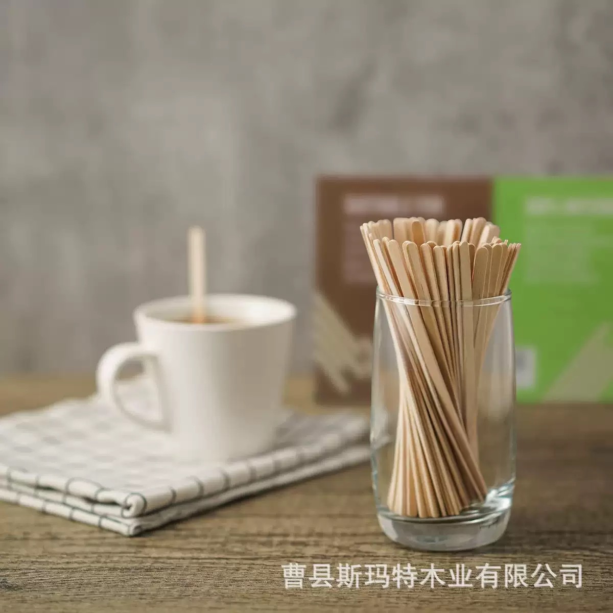 Wooden Coffee Stick Disposable Milk Honey Stirring Stick Wine Beverage Stirring Stick Sauce Seasoning Stirring Stick