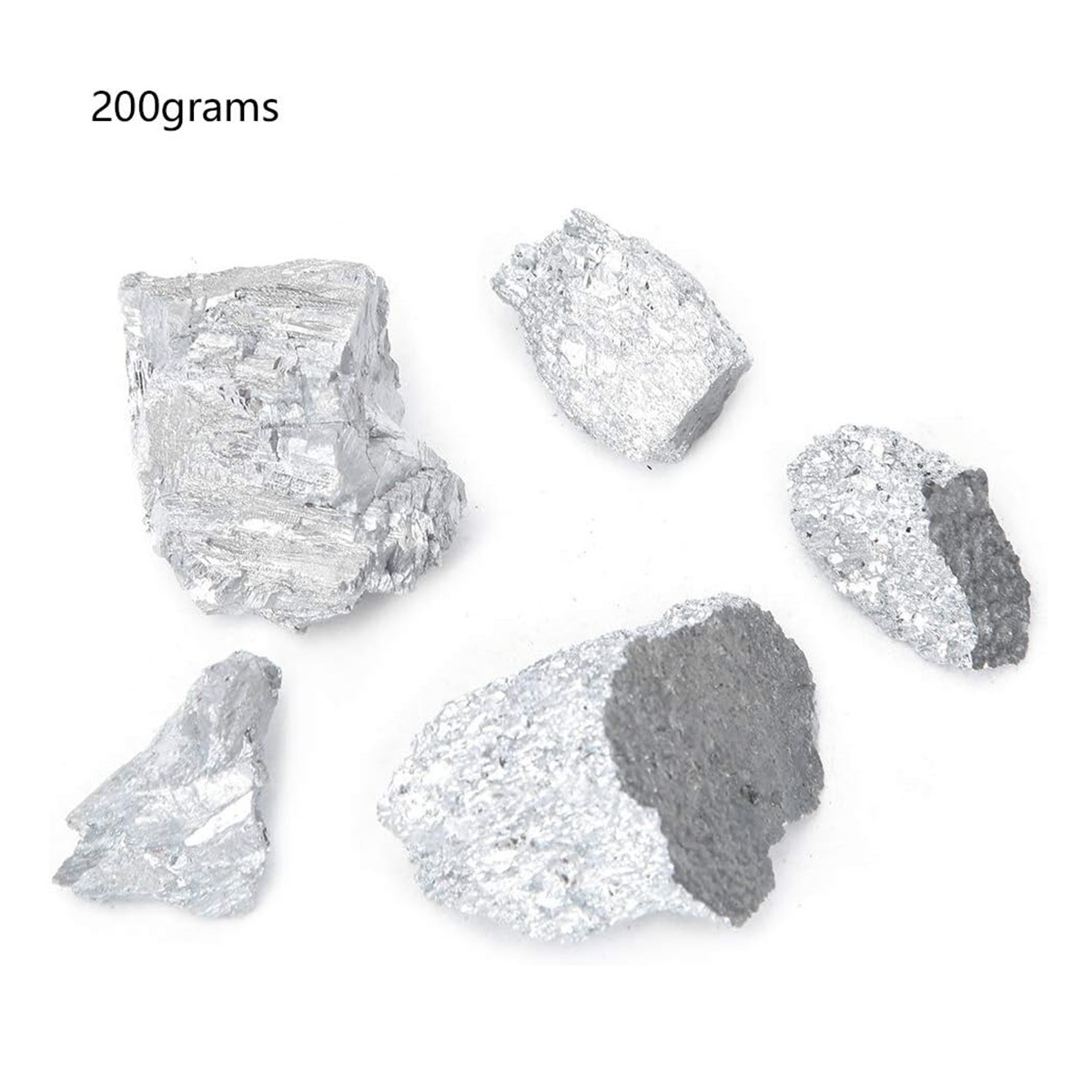 Образец Элемента с 99.99% Высокой Чистоты Металлический Антимоний 200г Оригинальный Образец Никелевого Элемента Блок Аммиака