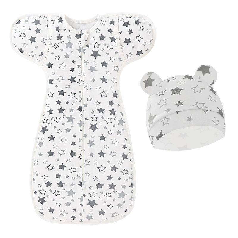 Foreign trade Europe and the United States newborn surrender swaddling baby sleeping bag delivery room swaddling towel baby startle Spring Silkworm sleeping bag