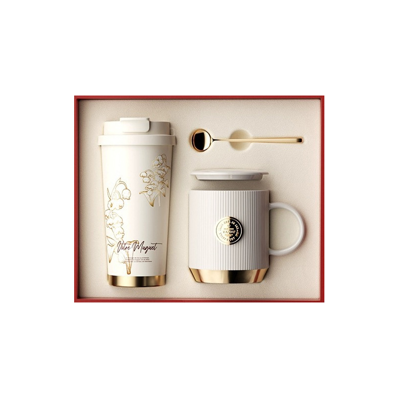 Vanow mug coffee mug girl's high-value girlfriends birthday gift holiday gift cup cup suit