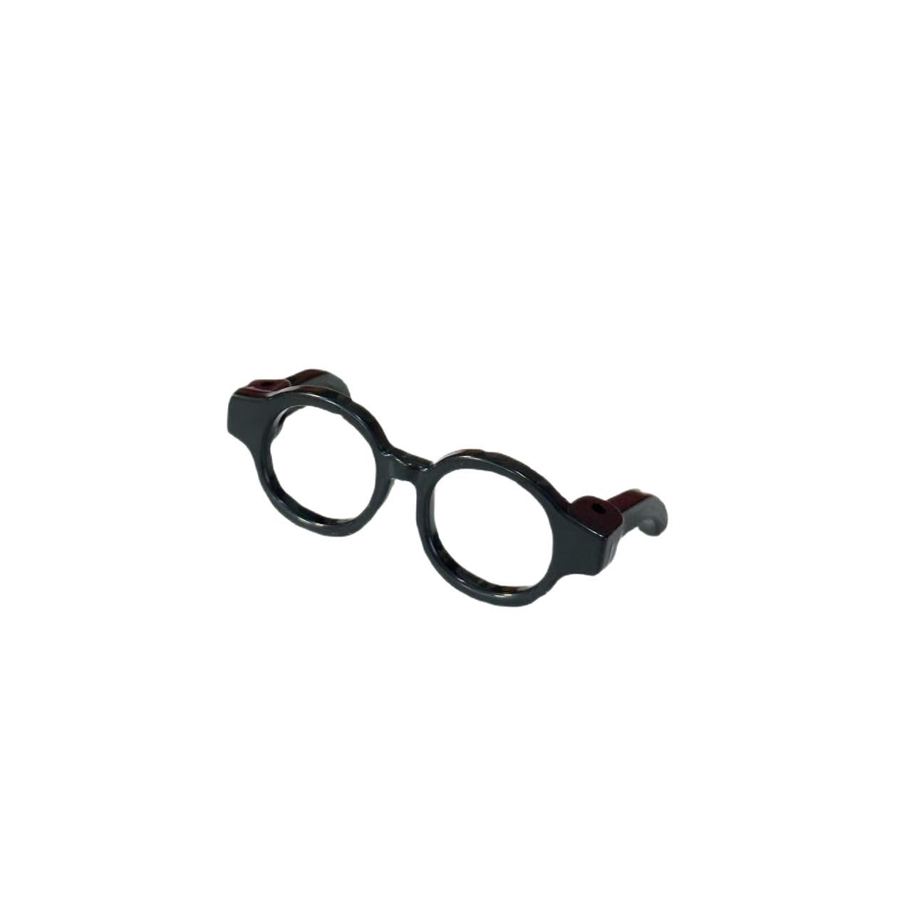 Stuffed Doll Accessories 4.5cm Plastic Glasses Black Frame Glasses Square Frame Small Red Blue White Glasses Toy Accessories