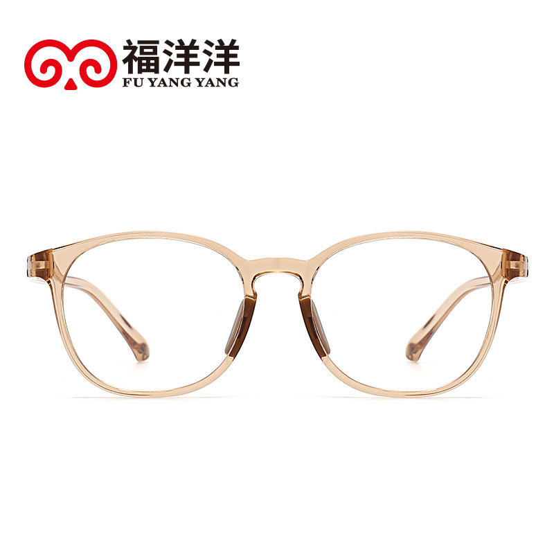 The new TR90 children's frame girls high-grade super soft anti-blue light glasses frame students can be equipped with myopia glasses frame