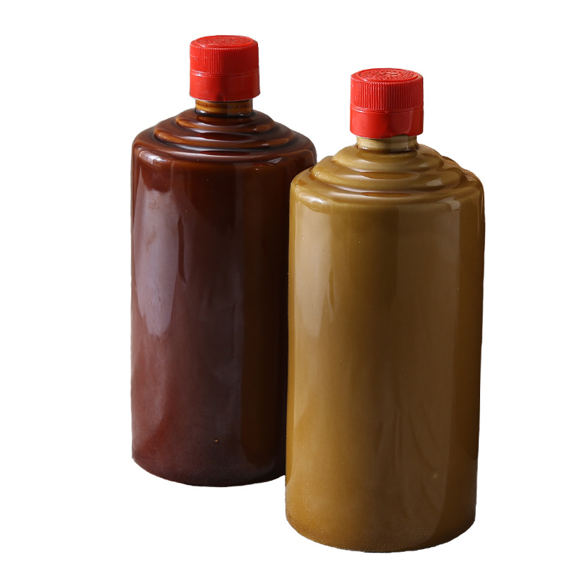 Chaozhou Ceramic Wine Bottle Empty Wine Pot 1kg Liquor Bulk Wine Bottle Maotai Town Bulk Bottle Wholesale