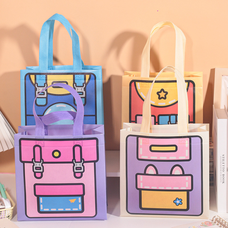 Creative Dopamine Cute Tote Bag Non-Woven High-Looking Student Children's Day Gift Cartoon Tote Bag