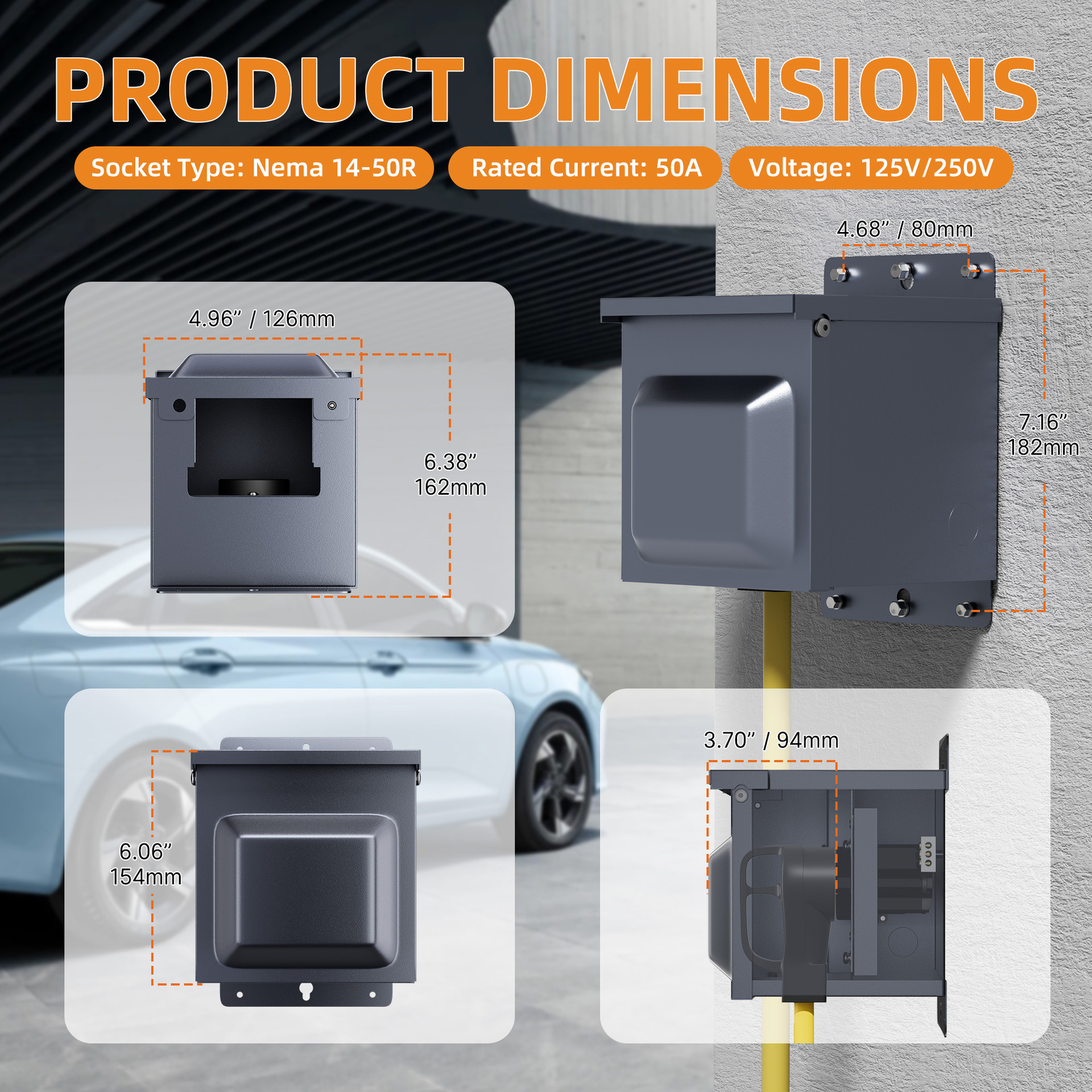 POP-1 Cross-border E-commerce Hot Sale RV Distribution Box American RV Distribution Box Outdoor RV Distribution Cabinet