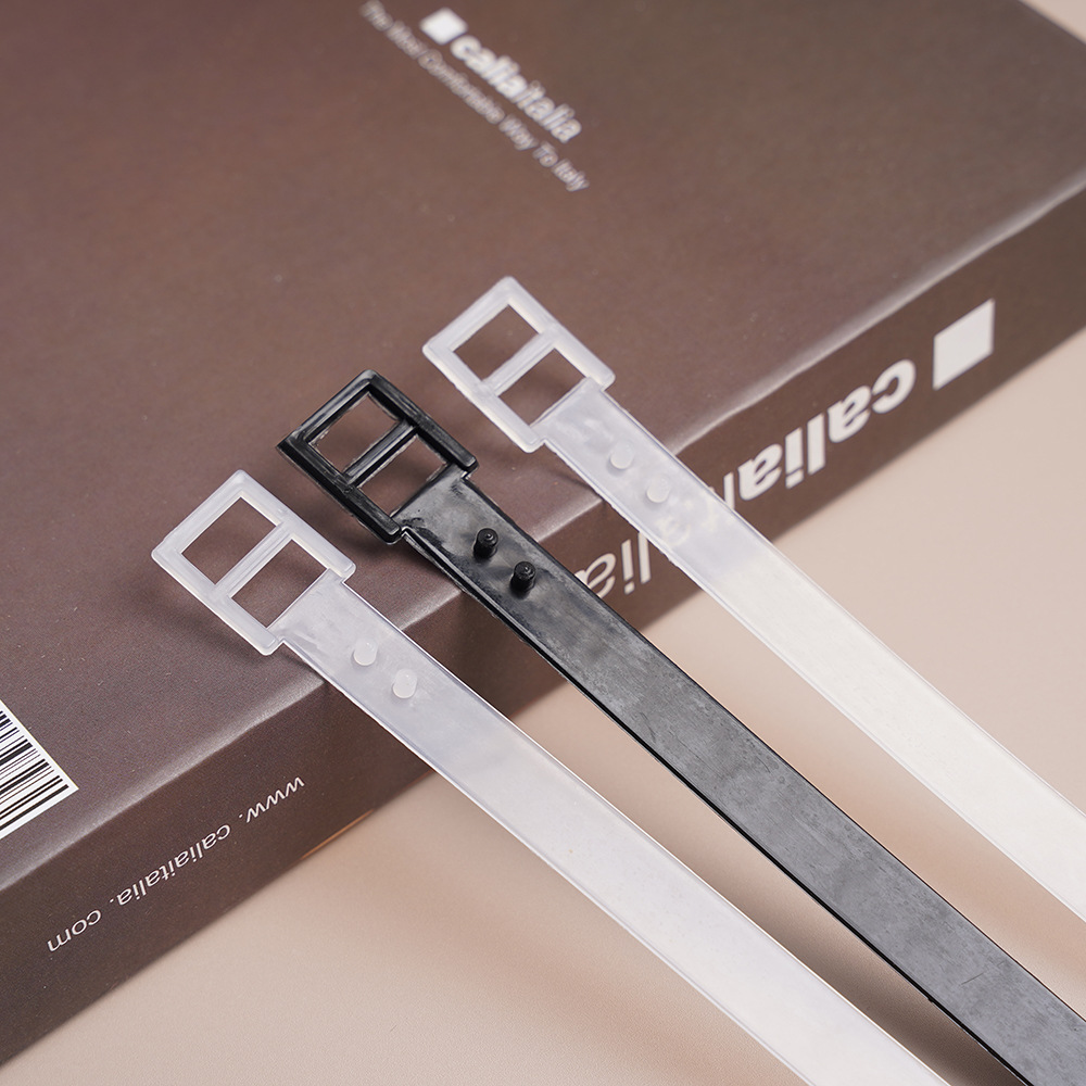 Бирка для багажа с подвесной лентой, пластиковая бирка PP, прозрачная бирка для аксессуаров багажа