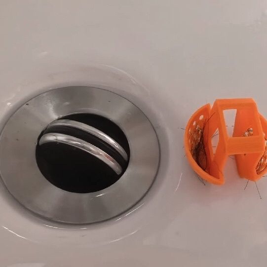 Sink Strainer for Washing Vegetables, Dishes, and Hands; Drain Stopper to Prevent Odor and Filter Debris and Hair