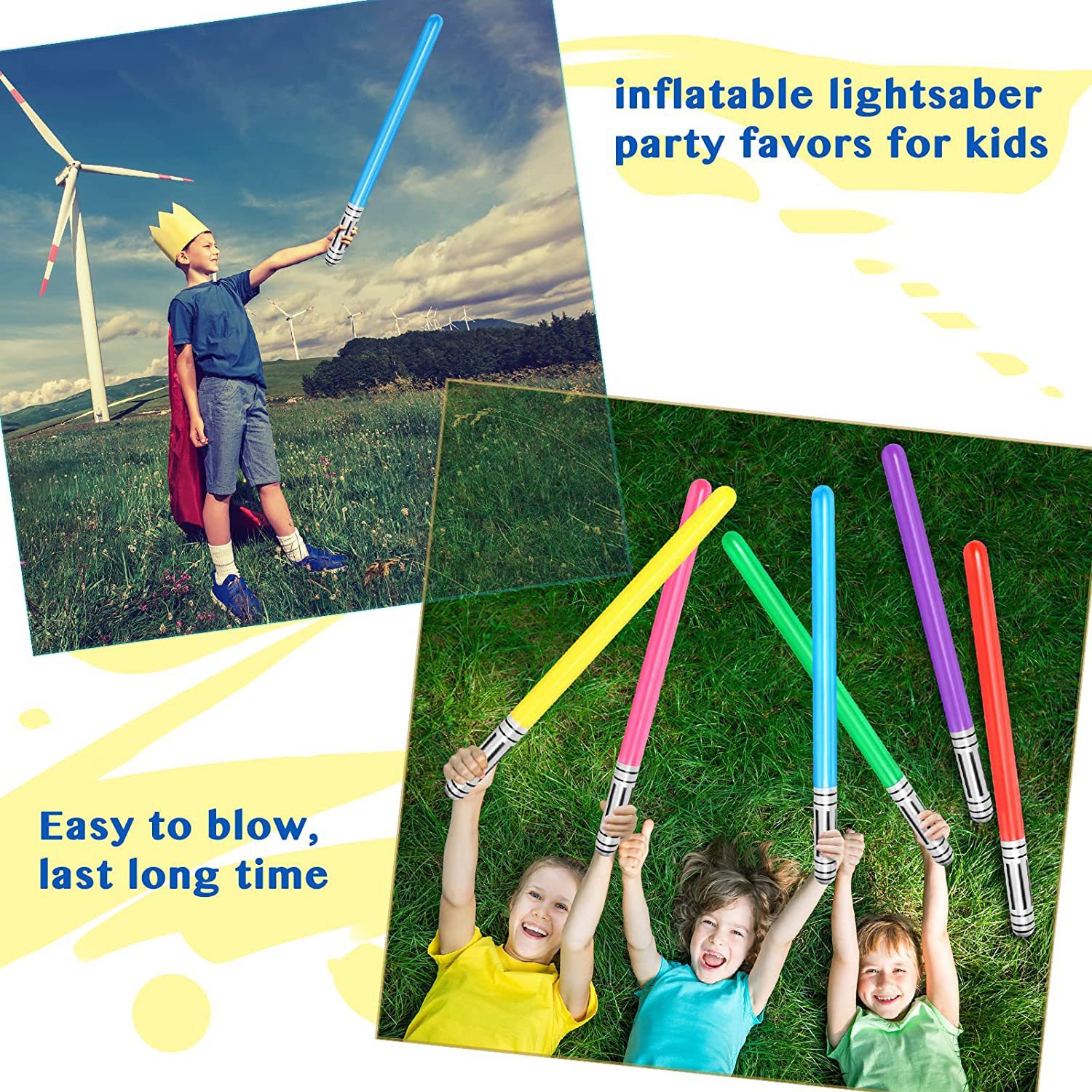 Manufacturers Wholesale Inflatable Lightsaber Star Wars Laser Sword Toy 90cm Inflatable Stick Transparent Pvc Inflatable Sword