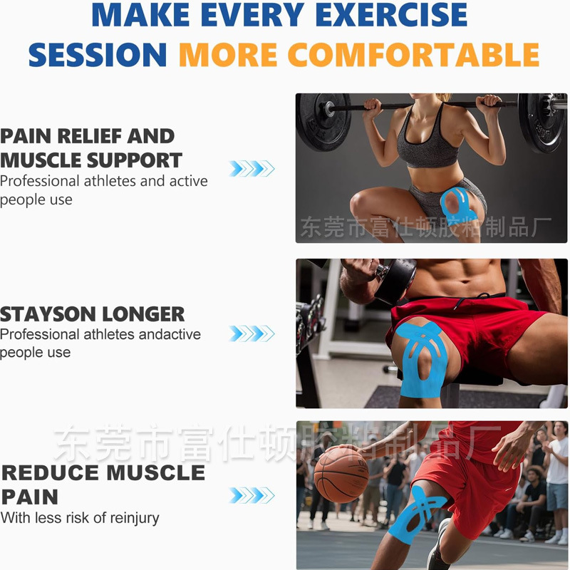 Knee Muscle Patch, Athlete-Specific Bandage, No-Cut Running Integrated Knee Brace, Meniscus Pre-Cut Muscle Patch