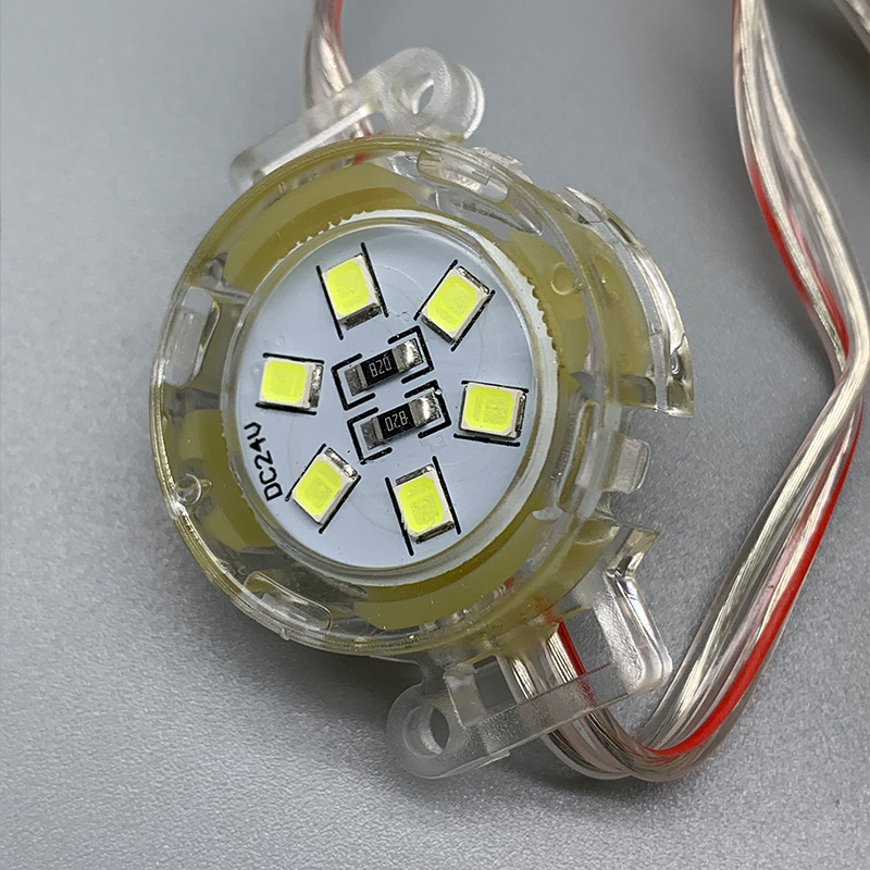 3cm LED point light source plaque advertising door signboard horse running light pixel light outdoor waterproof light building lighting