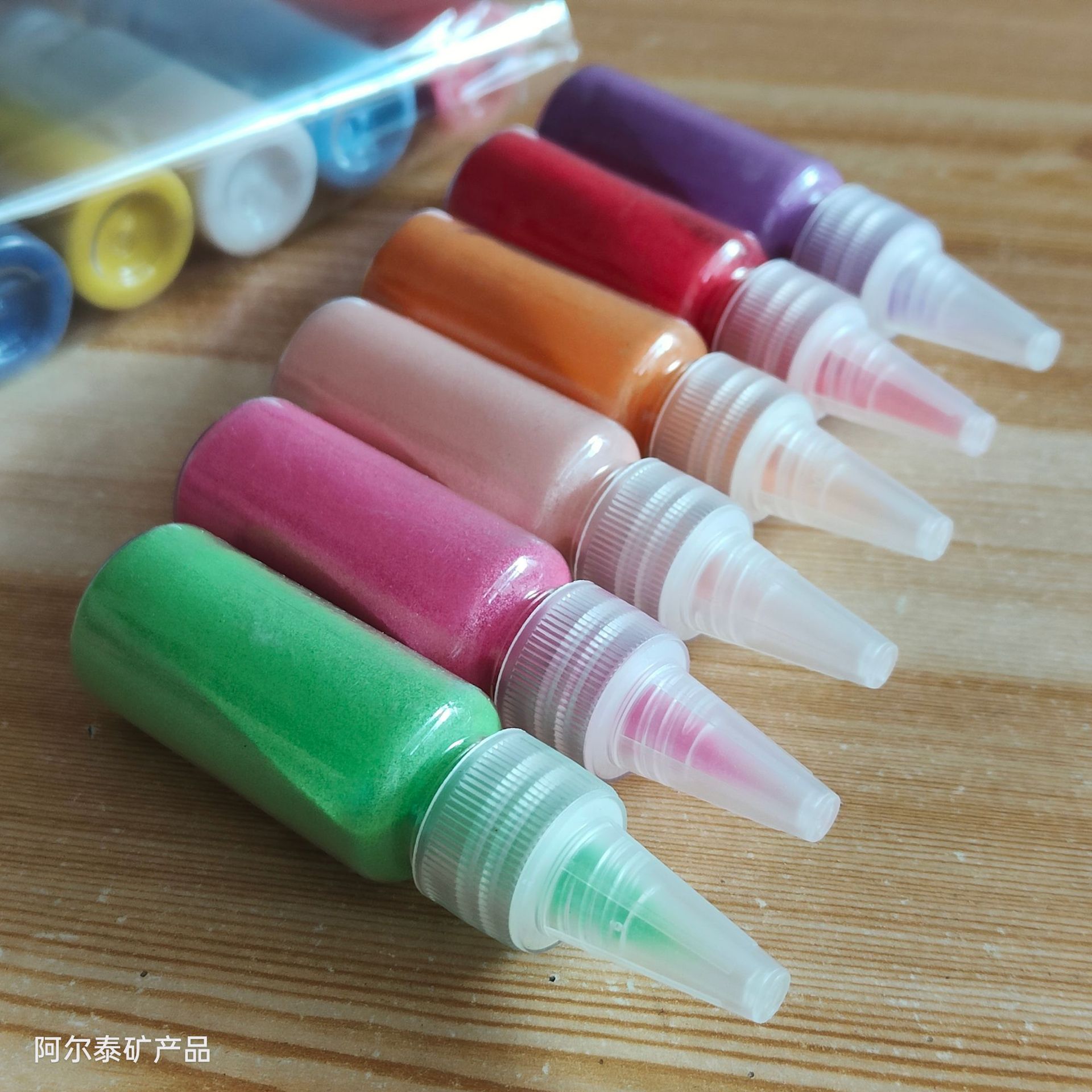 Bottled colored sand sand painting hourglass dyed colored sand children's sand painting diy Bottled colored sand multiple grams