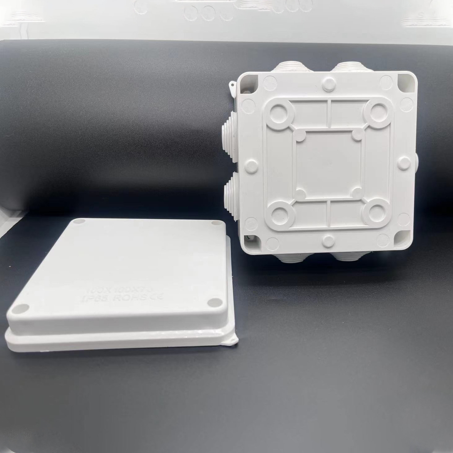 Factory direct wholesale cross-border African household industrial ABS white separate plastic packaging sealed waterproof wire box