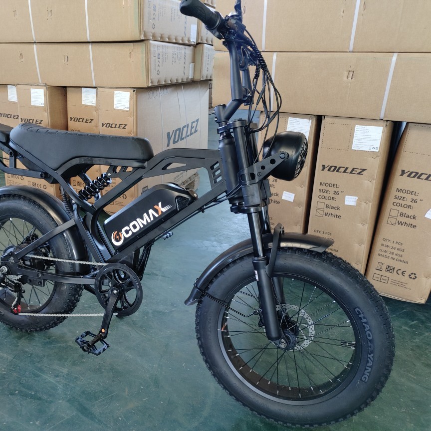 Ebike Lithium Battery 20inch Fat Tire Electric Assist Bicycle V8T2520 Snow Beach Super73 New Energy