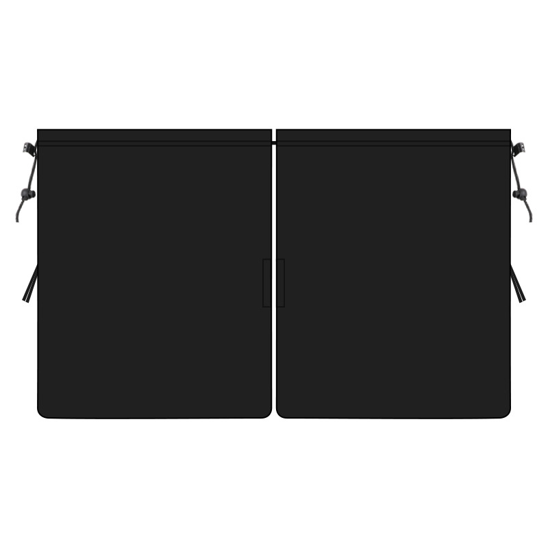 Front and rear partition curtain for car interior New Quanshun car privacy curtain Bread special sunshade curtain for large trucks