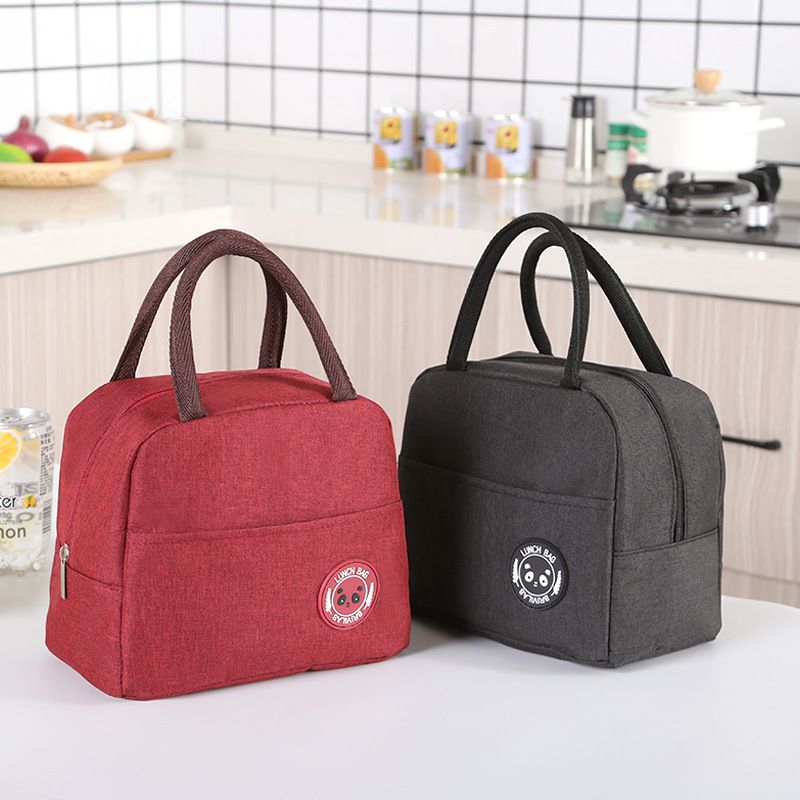 Portable Lunch Box Bag Cross-Border Popular Cationic Large-Capacity Thermal Insulation Lunch Bag Lunch Bag for Work