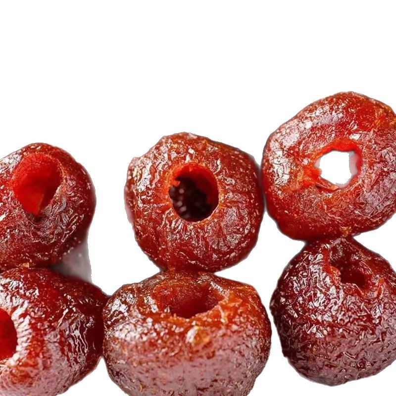 Hollow hawthorn preserved fruit candied fruit sweet and sour soft waxy hawthorn appetizing snacks wholesale 100 g/bag