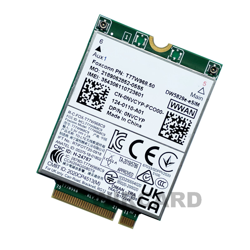 New DW5829 T77W968 4G Wireless Module Netcom 7330/7430/7530/7410/7210