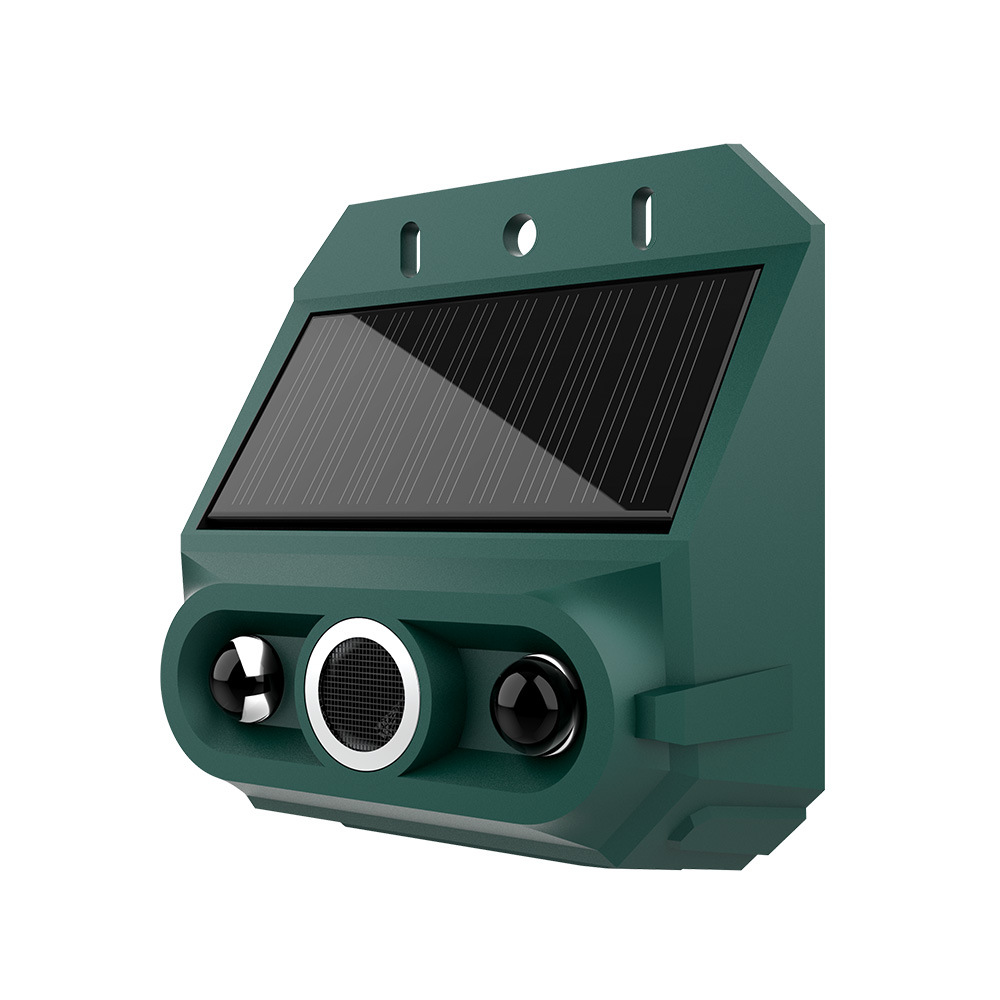 Solar Ultrasonic Mouse Repeller Red and Blue Light Led Flash Animal Repeller Farm Garden Bird Repeller Artifact