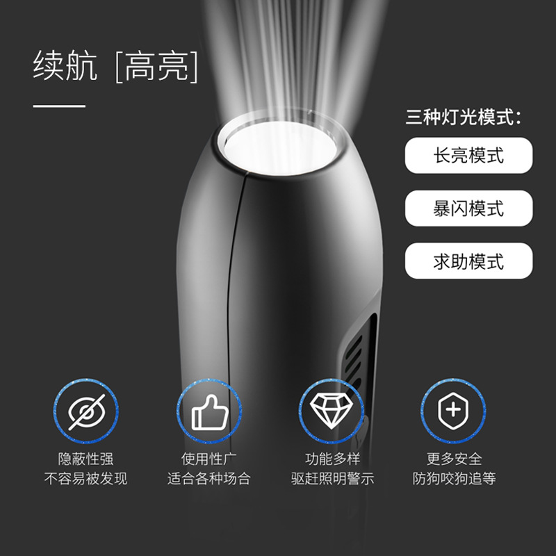 Douyin new hot-selling ultrasonic dog repellent handheld anti-bite expulsion stick bark stop cross-border portable dog trainer