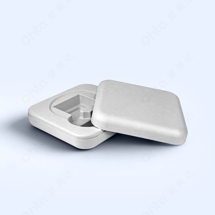 Упаковка для наушников из бумажной массы, экологически чистая, доступна форма S79, малые партии