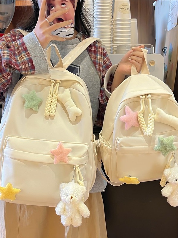 Schoolbags for Girls, Middle School Students, High School Students, Simple College Students, Versatile Girls' Backpacks, Teenagers' Treasure Backpacks