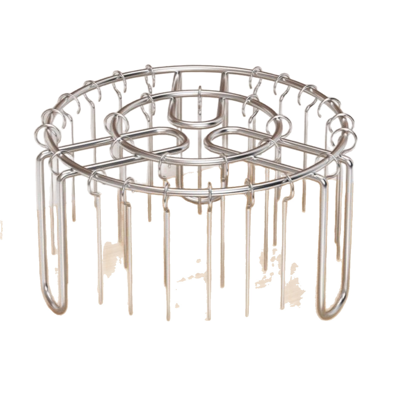 304 Stainless Steel Vertical Barbecue Skewer Rack Air Fryer Grill Household Oven Hanging Stove Rack