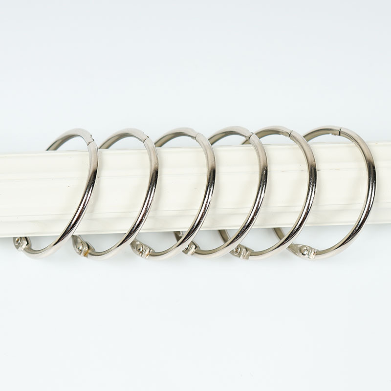 Factory Curtain Ring Live Buckle Hanging Ring Hook Accessories Buckle Ring Roman Rod Circle Metal