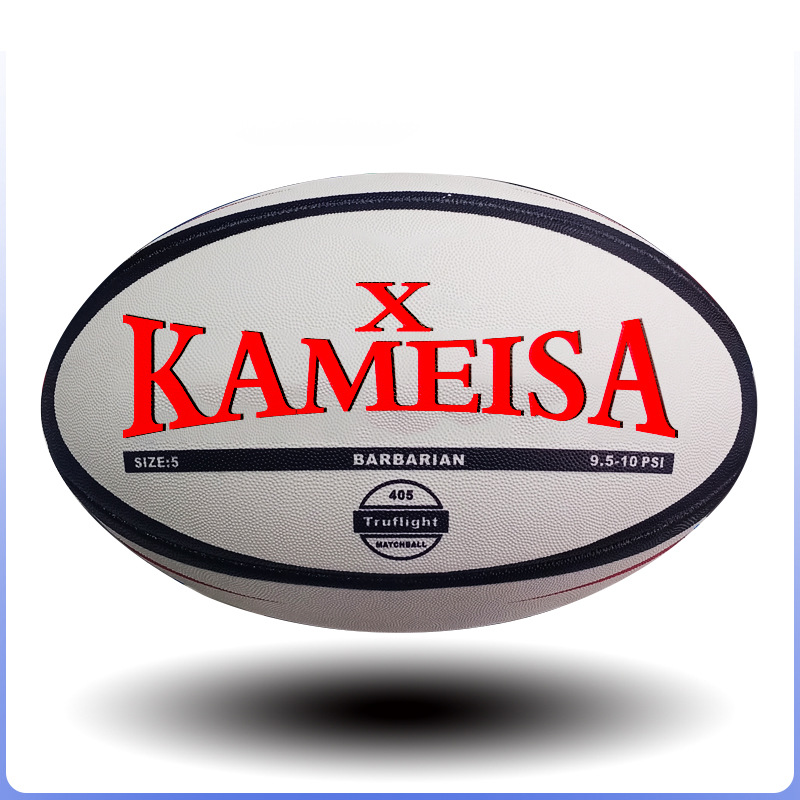 Customized Rugby No.5 No.4 No.3 Rubber Granules PU PVC Training Game Gift Advertising Rugby