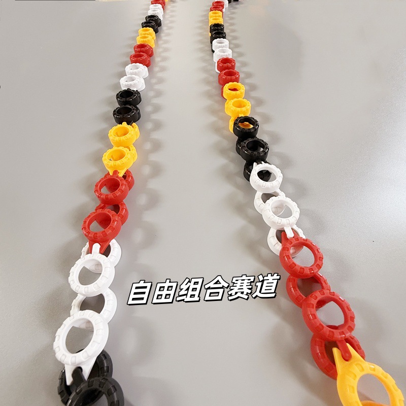 Racing Track Remote Control Car Go-Kart Track Guardrail Road Containment Engineering Traffic Ice Cream Cone Bucket Water Horse Toy