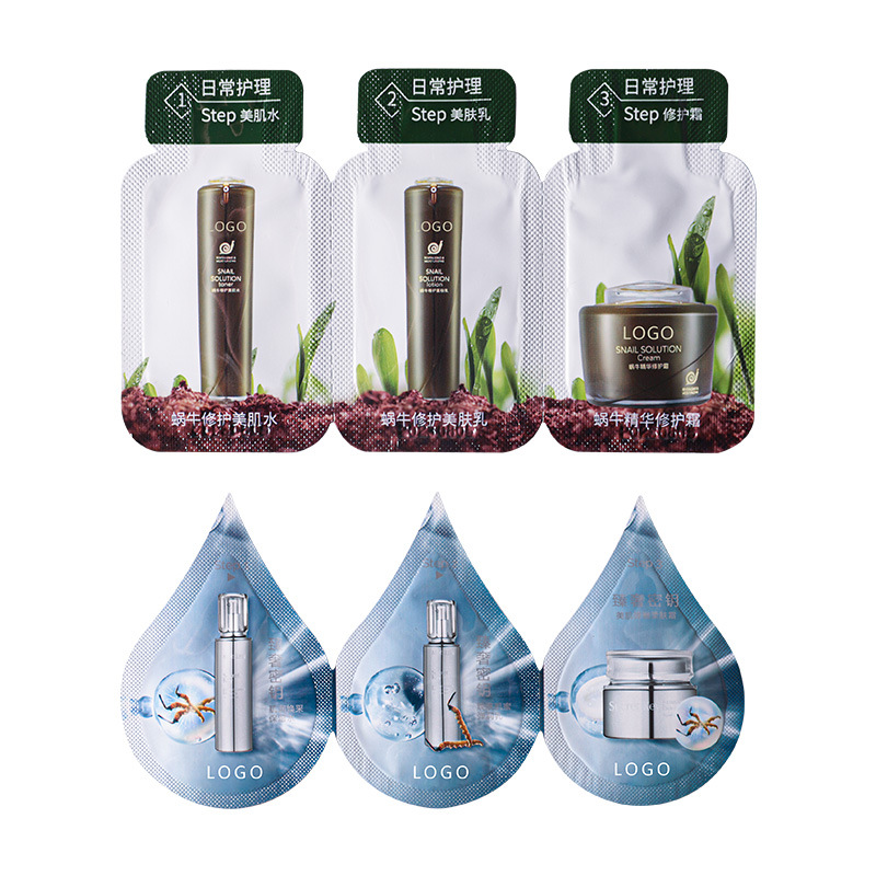 Special-Shaped Bag Trial Pack, Skin Care Products, Shampoo, Sleep Mask, Incoming Material Filling, Oem Processing, Trial Pack Sample