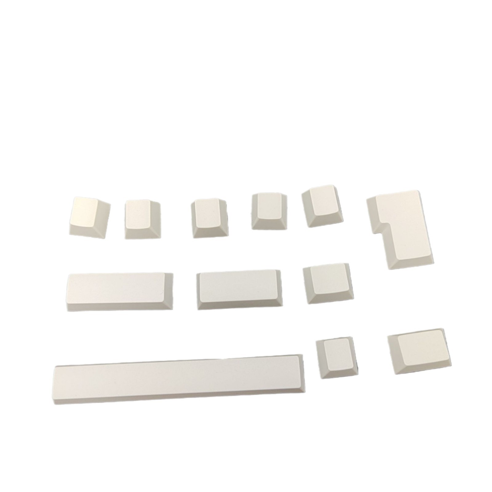 Original Height Keycap Material White Unengraved Pbt Material Easy to Color Mechanical Keyboard Blank Keycap Material