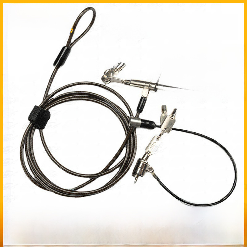 Notebook Embedded Wire Lock, Notebook Key Lock, Computer Lock, Anti-Theft Lock, Tablet Key Lock, Wire Rope