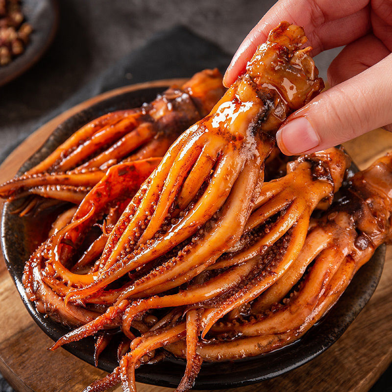 Spicy Squid Snacks Snacks Snacks Snacks Wholesale Instant Seafood Cooked Food Delicious Spicy Iron Squid Whiskers