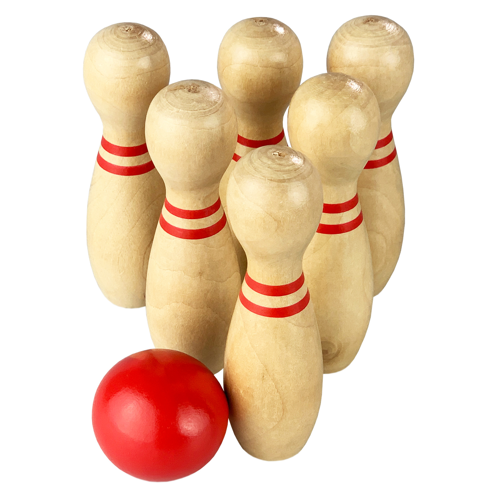 Pt001 Large Bowling Toy Set Indoor Wooden Ball Sports Outdoor Puzzle Team Building Props Logo